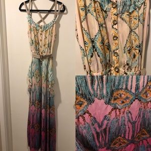 Gorgeous nanette lepore silk maxi dress